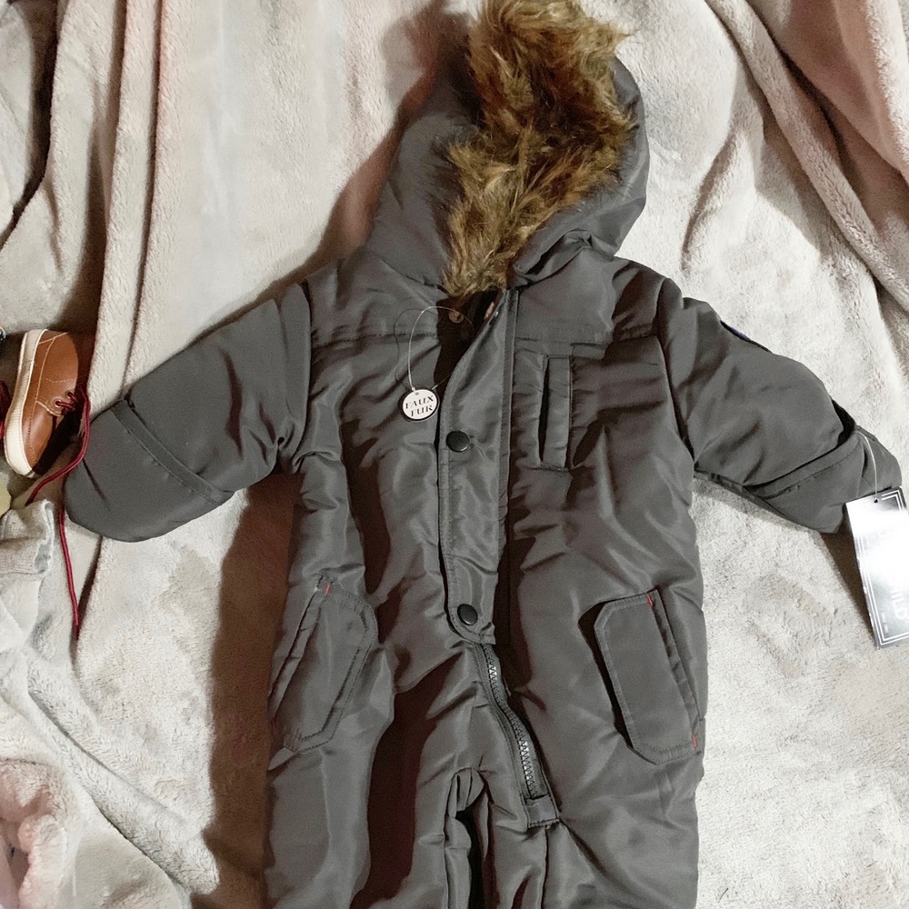 Rothschild Snowsuit with Faux Fur Hood
